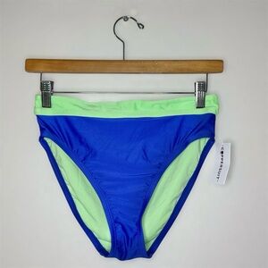 New Blue and Green Bikini Bottom Small